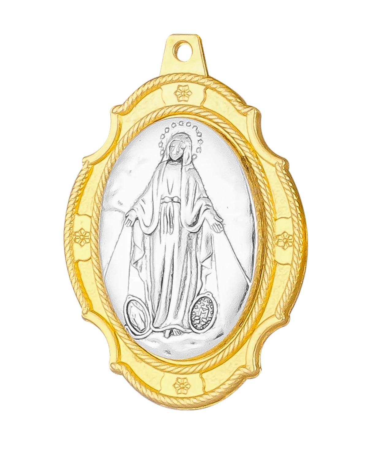 10 Styles 3 Colors Holy Icon Our Lady of Mount Carmel Miracle Madonna Pio Sacred Heart Jesus Pendant DIY Religious Keychain Part