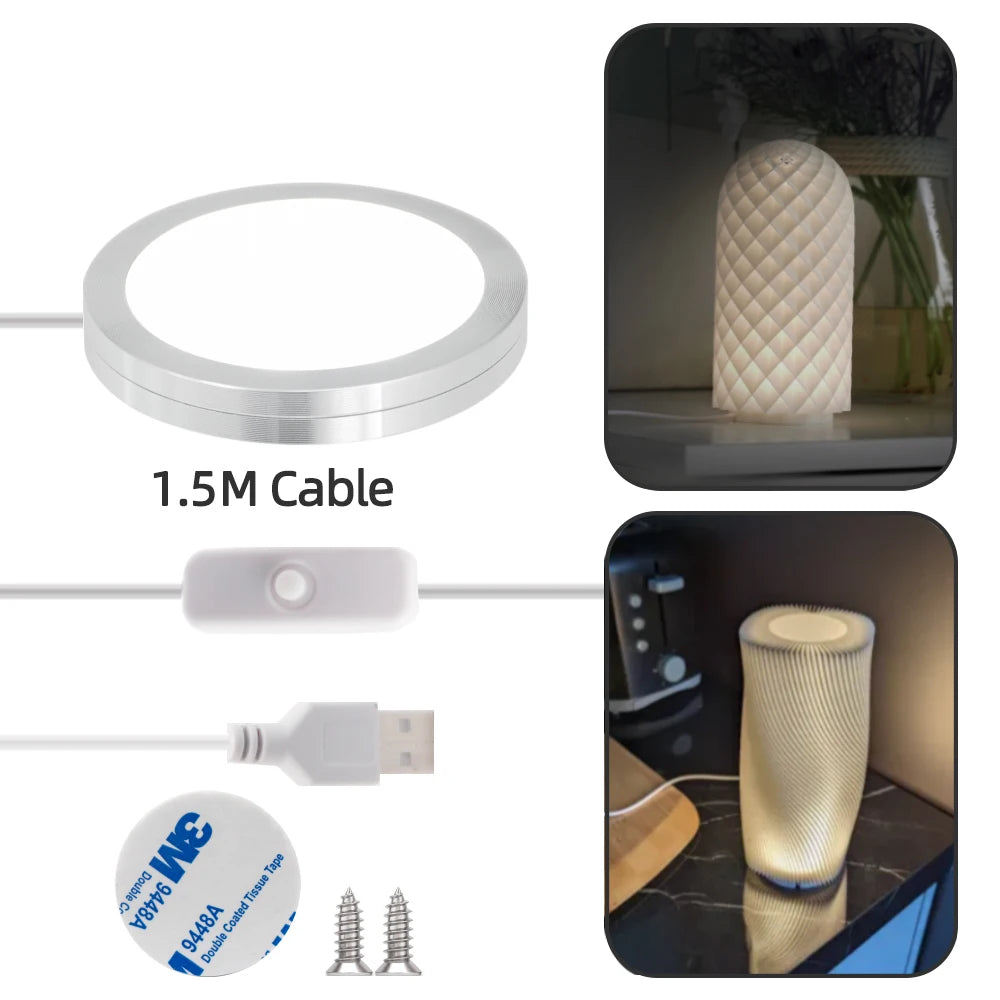 Bambu Lab 3D Printing DIY Creative Model Led Light Kit Led Lamp Light 3d Printer Parts Diy Model 3d Printers Accessories