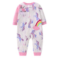 Newborn Baby Clothes Cartoon Bear Rompers Zipper Infant Boys Girls Spring Autumn Jumpsuits Polar Fleece Outfit 9-24Month