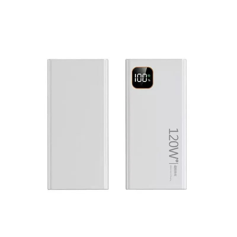 120W PD Digital Display Power Bank 30000mAh Large Capacity Portable External Battery For IPhone Android