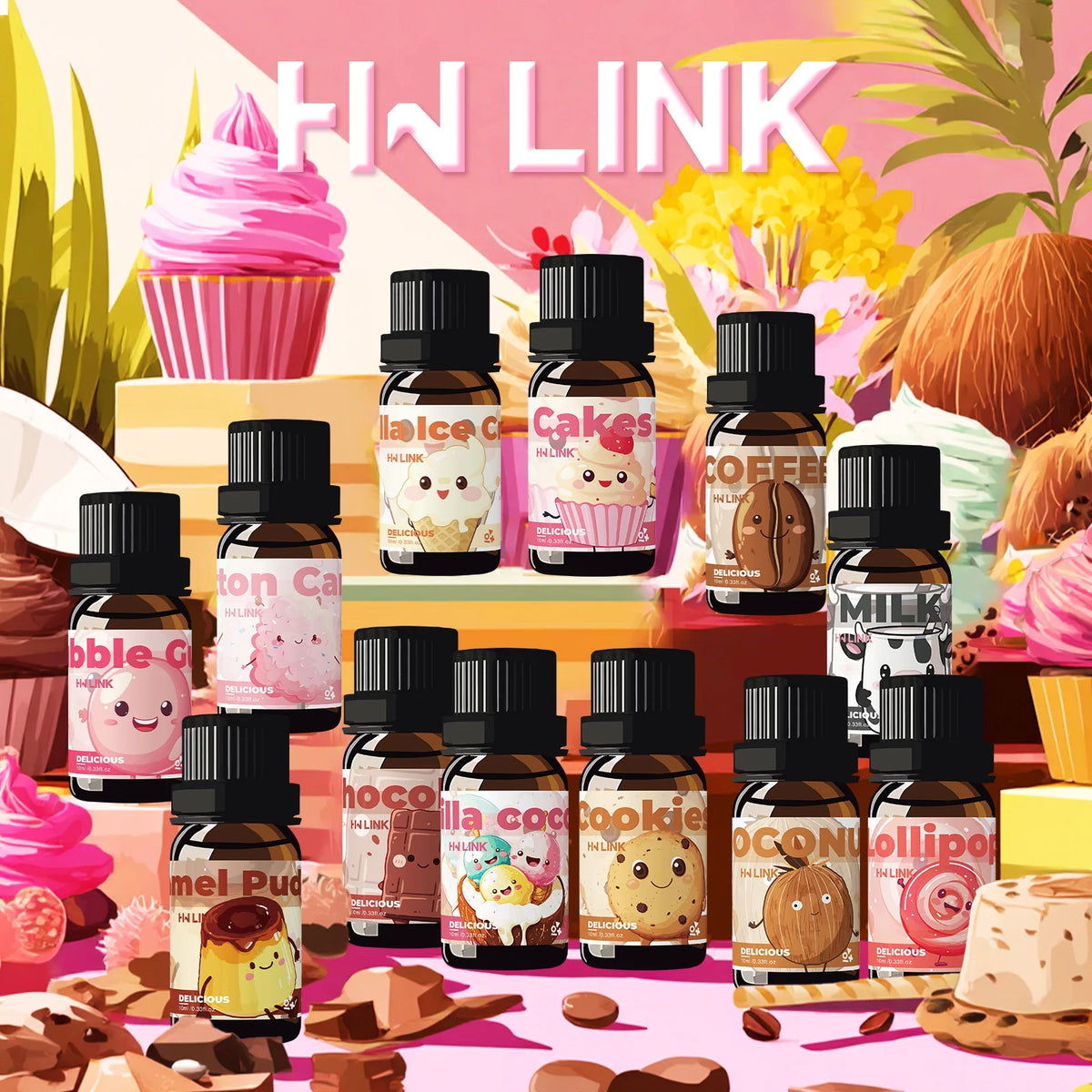 10ml Caramel Pudding Fragrance Oils Long-Lasting Fragrance For Candle Making,Humidifier, Diffusers