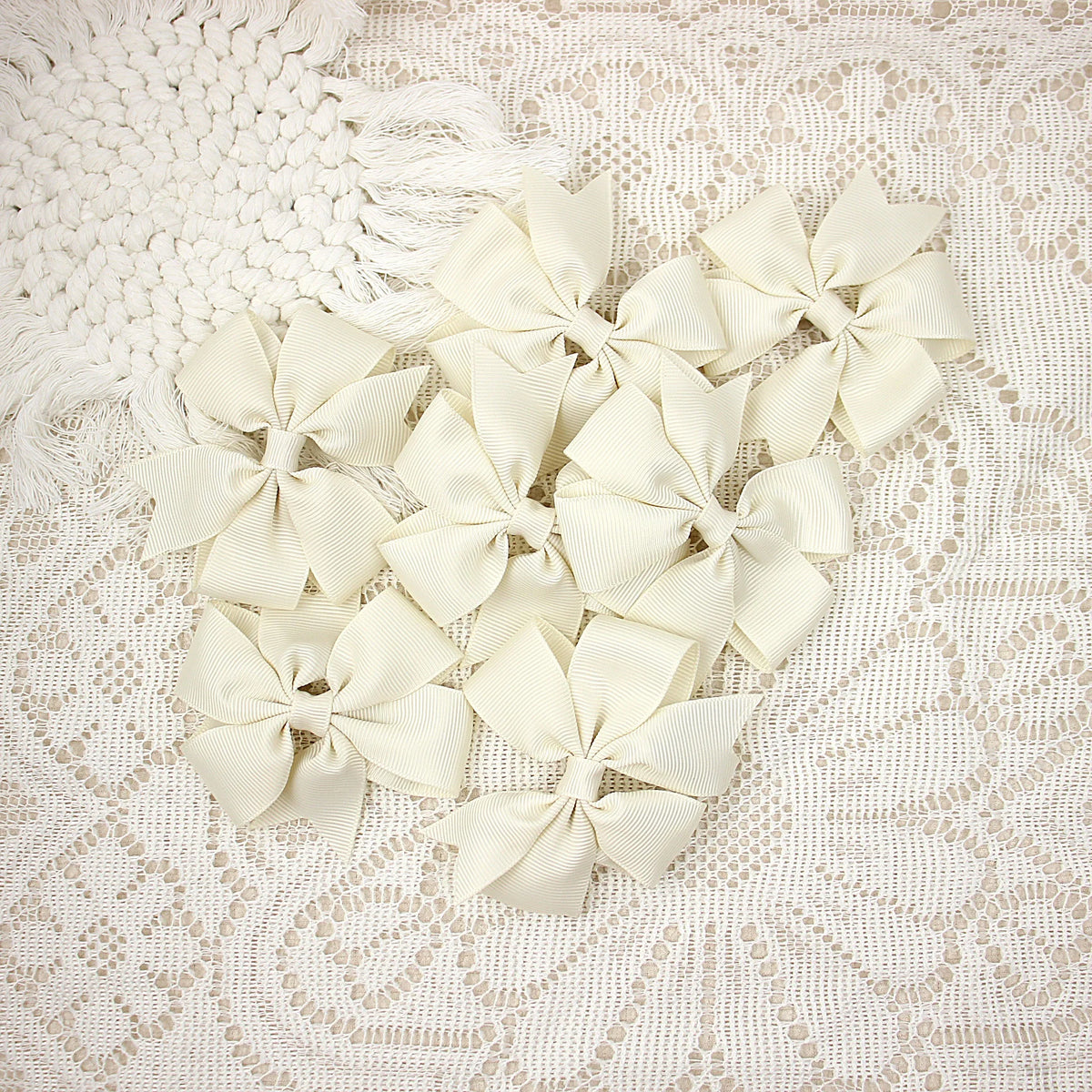 10pcs Ribbon Bow Hair Clip for Girls Hair Accessories Winnower Children Alligator Clip Kids Hairbow Hairpin Grosgrain Barrettes