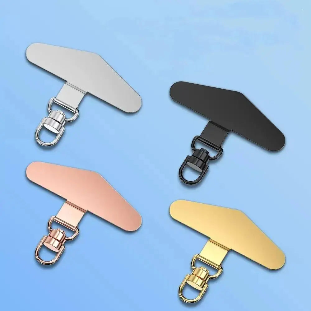 360° Rotation Metal Steel Phone Tether DYM Cell Phone Lanyard Patch Gasket Universal Cellphone Lanyard Safety Connecter Piece