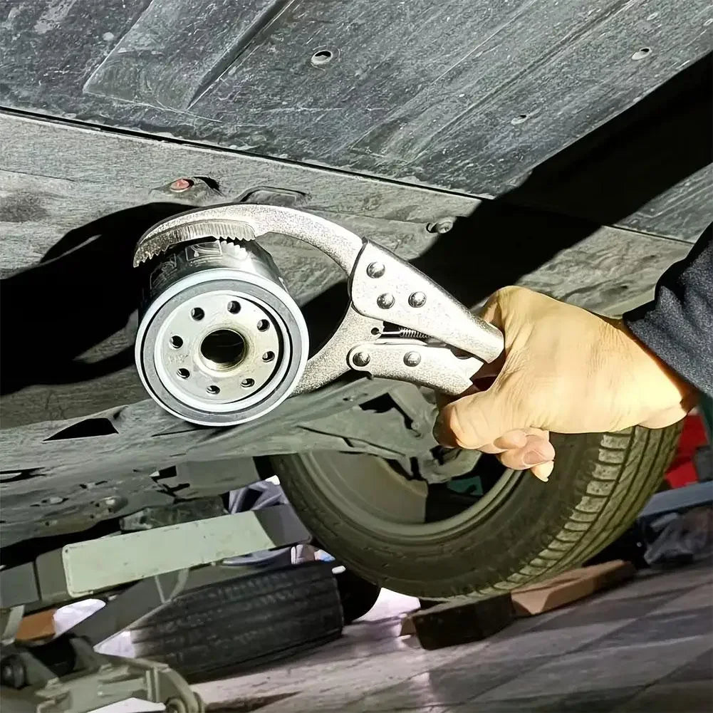 Clamp Filter Wrench Oil Grid Wrench Oil Change Adjustable Multi-Function Engine Oil Filter Wrench Car Disassembly Tool Repair
