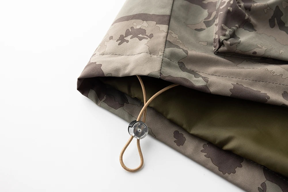 Outdoor Men's Camouflage Tactical Jacket Spring Autumn Lightweight Waterproof Windproof Breathable Mountaineering Fishing Jacket