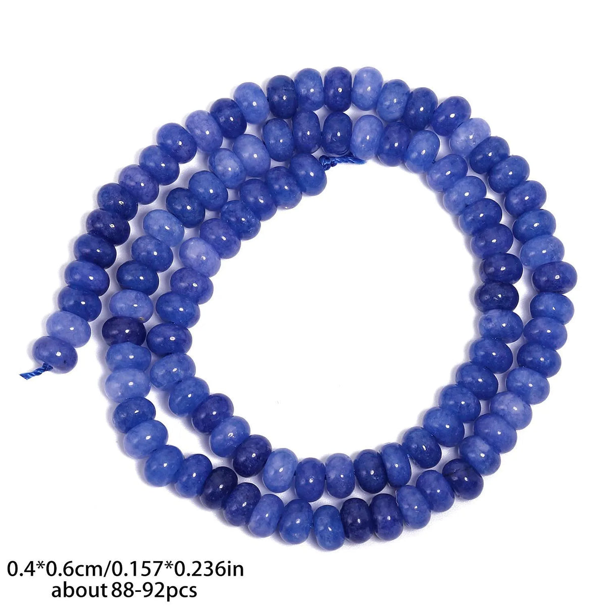 4x6mm Abacus Shape Jade Stone Beads Multicolor Mixed Spacer Beads for Jewelry Making Handmade DIY Bracelet Necklace Pendant