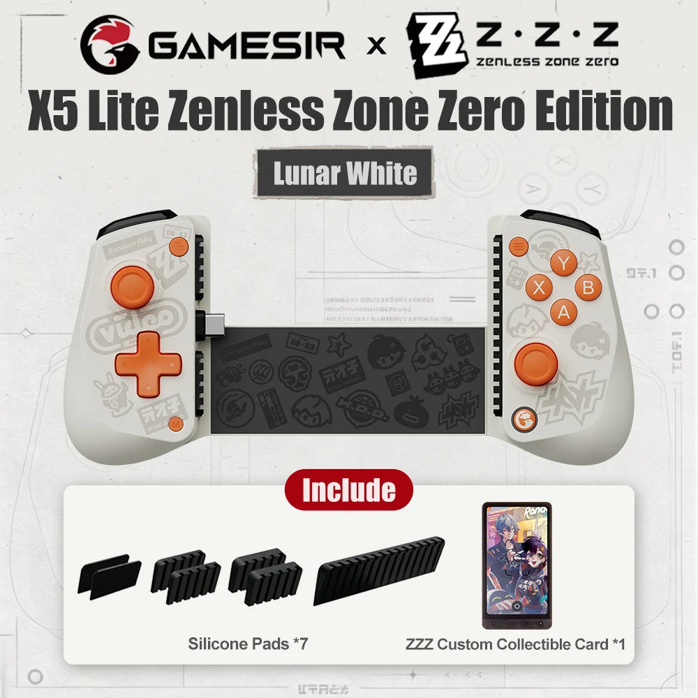 Comando para Telemóvel GameSir X5 Lite Zenless Zone Zero Edition para iPhone 17 16 15, Android, iPad Mini e Tablet Y700