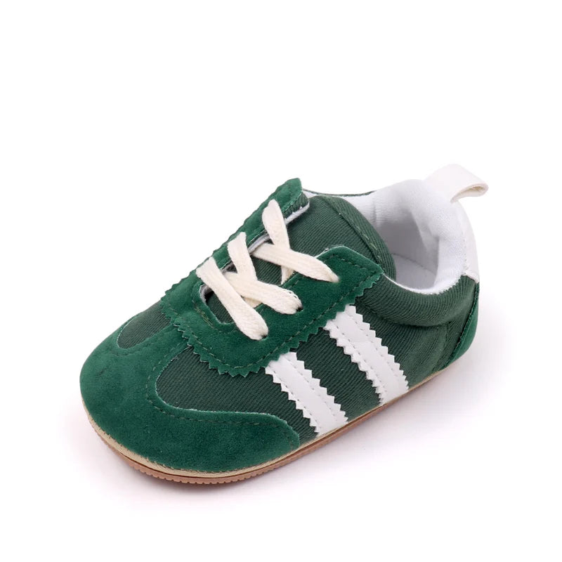 Sapatilhas Desportivas Casuais de Bebé em Alta, Primavera e Outono, Rapazes e Raparigas, Sola em PVC de Alta Qualidade, Sapatos de Pré-caminhada Antiderrapantes BLS4034
