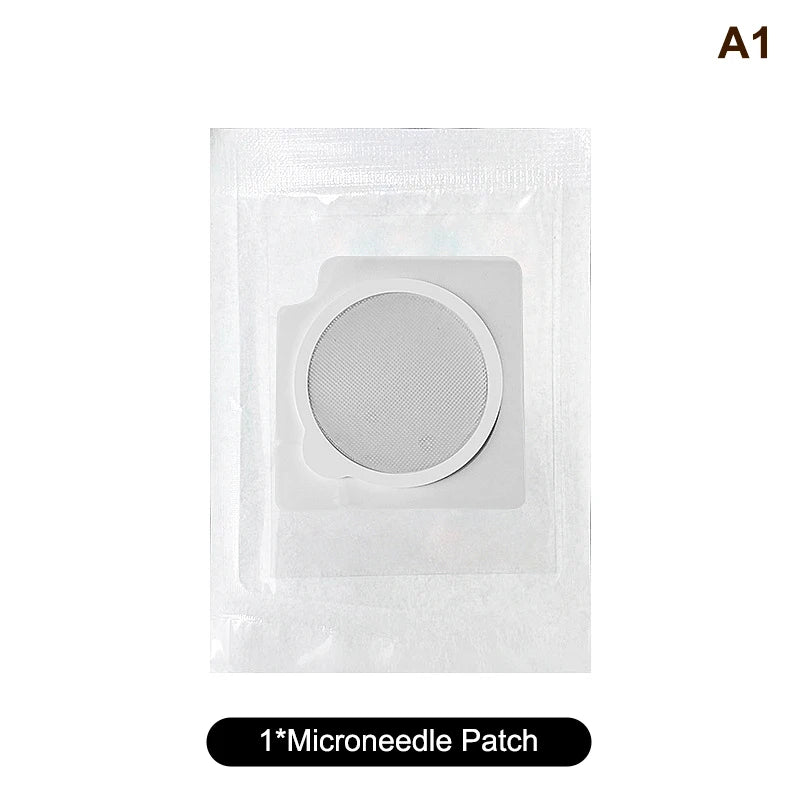 Microneedle Patches With Puff Anti-Wrinkle Mask Fine Lines Remove 0.25mm Needle Lengt 2000 Microneedle Skin Care