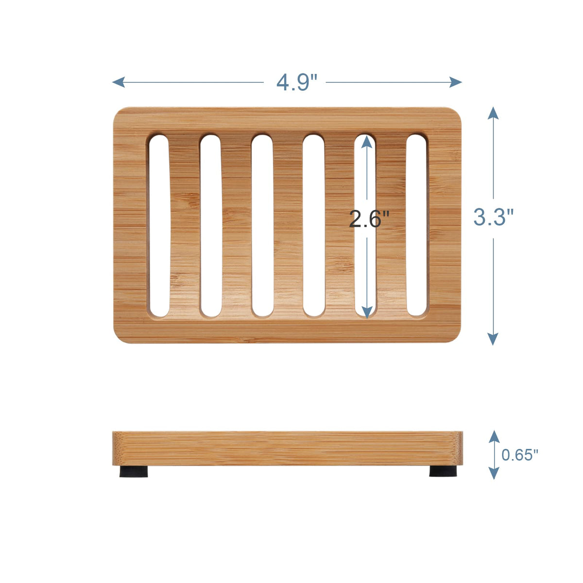 Bamboo Case Tray Wooden Prevent Mildew Drain Soap Box Natural Bamboo Dishes Bath Soap Holder Container Bathroom Washroom Tools
