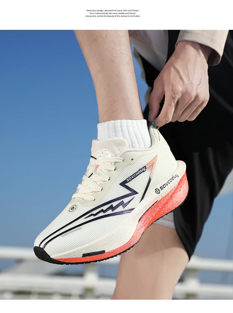 Running Shoes Carbon Board Sports Marathon Men Breathable Lightweight Women's Comfy Athletic Antiskid Sneakers Casual 2026 New