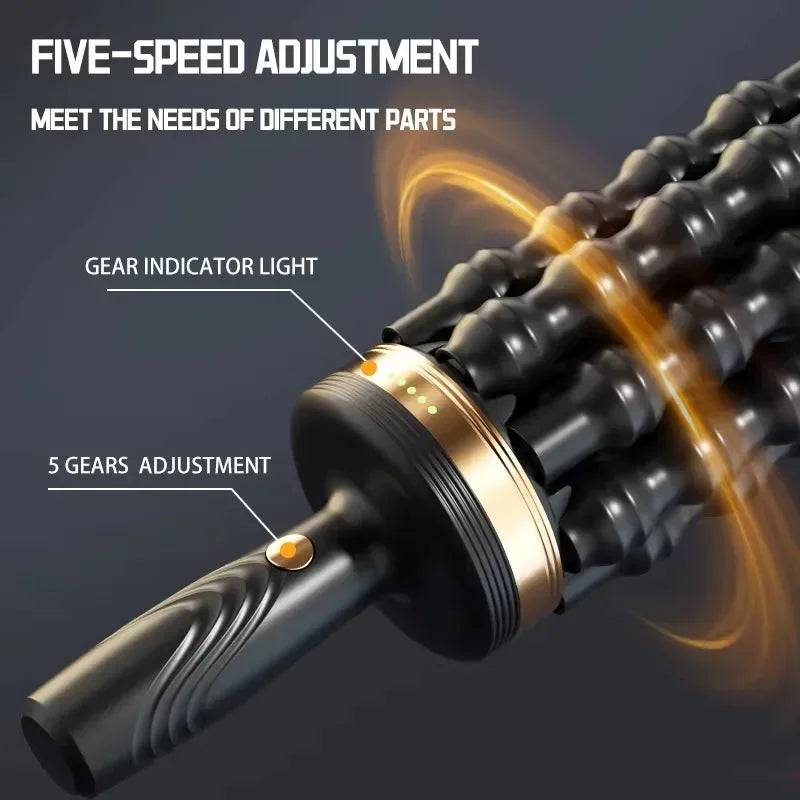 2026 New Arrival Hand Held Massager for Muscles Rolling Percussive Massager Powered Muscle Roller Massager Whole Body Relief