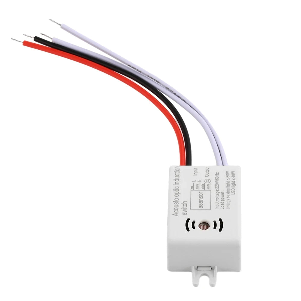 Sound Voice Sensor Switch Smart Switches Module Detector Auto ON/Off Switch Voice Control Switch Stair Corridor Home Improvement