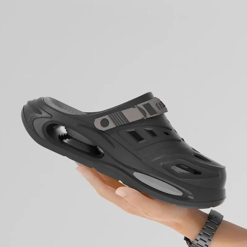 2026 Men's And Women's Cave Shoes Fashion Breathable Sandals With Removable Insoles Non-slip Cushioned Thickened Soft Slippers