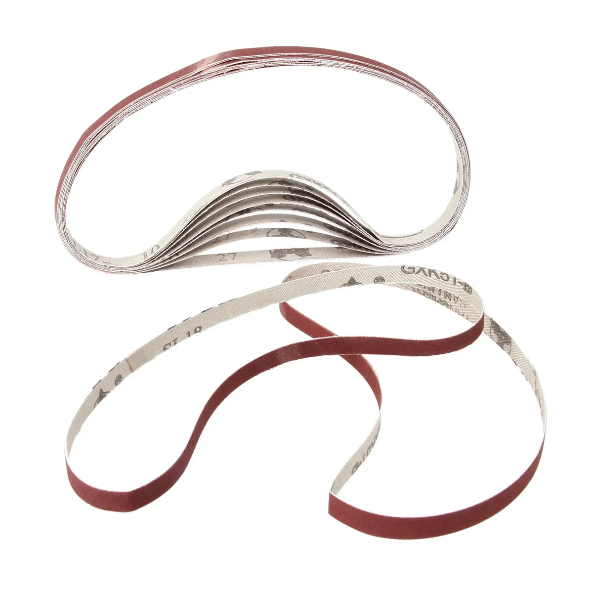 10Pcs Abrasive Sanding Belt Grit 40-600 Sander Grinder Belt for Dremel Drill Grinding Polishing Tool Accessories 9*533mm