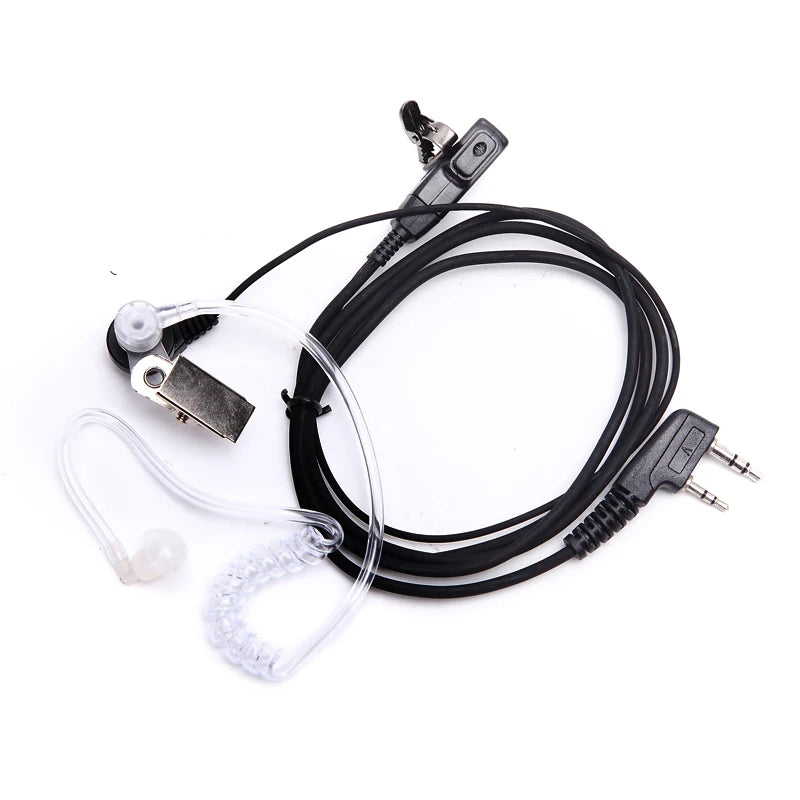 5 PCS Baofeng UV5R Walkie Talkie Kapset Quansheng UV-K5 Headset Headphone Earphone For Kenwood UV-5R UV82 UV-17 Radio Commutator