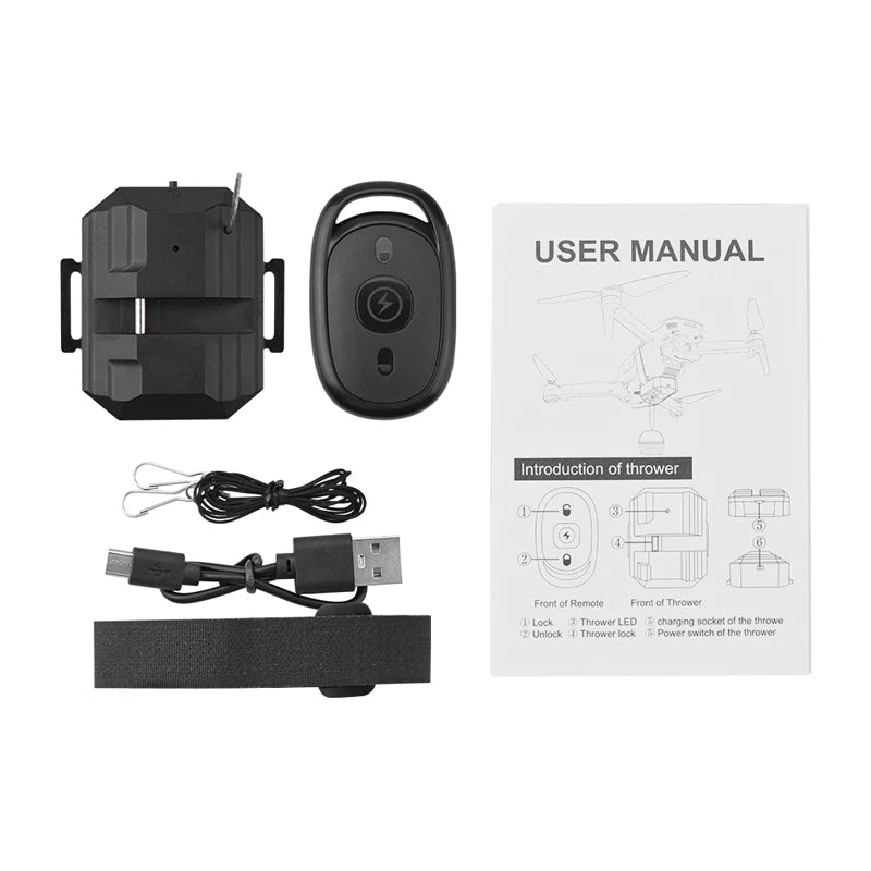 Sistema de Lançamento por Drone para DJI Mini 3 Pro/Mini 3/ Mini 2 SE/Mavic 2/2S /Phantom 3 4/4 Pro para Cenários de Casamento, Pesca e Resgate