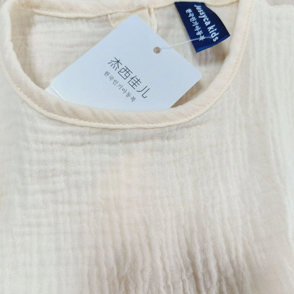 Children's Korean Version Spring and Autumn New T-shirt, Girls' Lotus Leaf Lace Drawstring Long Sleeved Cotton Yarn Top
