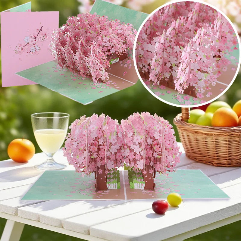 3D Pop Up Greeting Card Romantic Love Flowers Butterfly Bouquet Handmade Surprise Card Anniversary Birthday Valentine's Day Gift