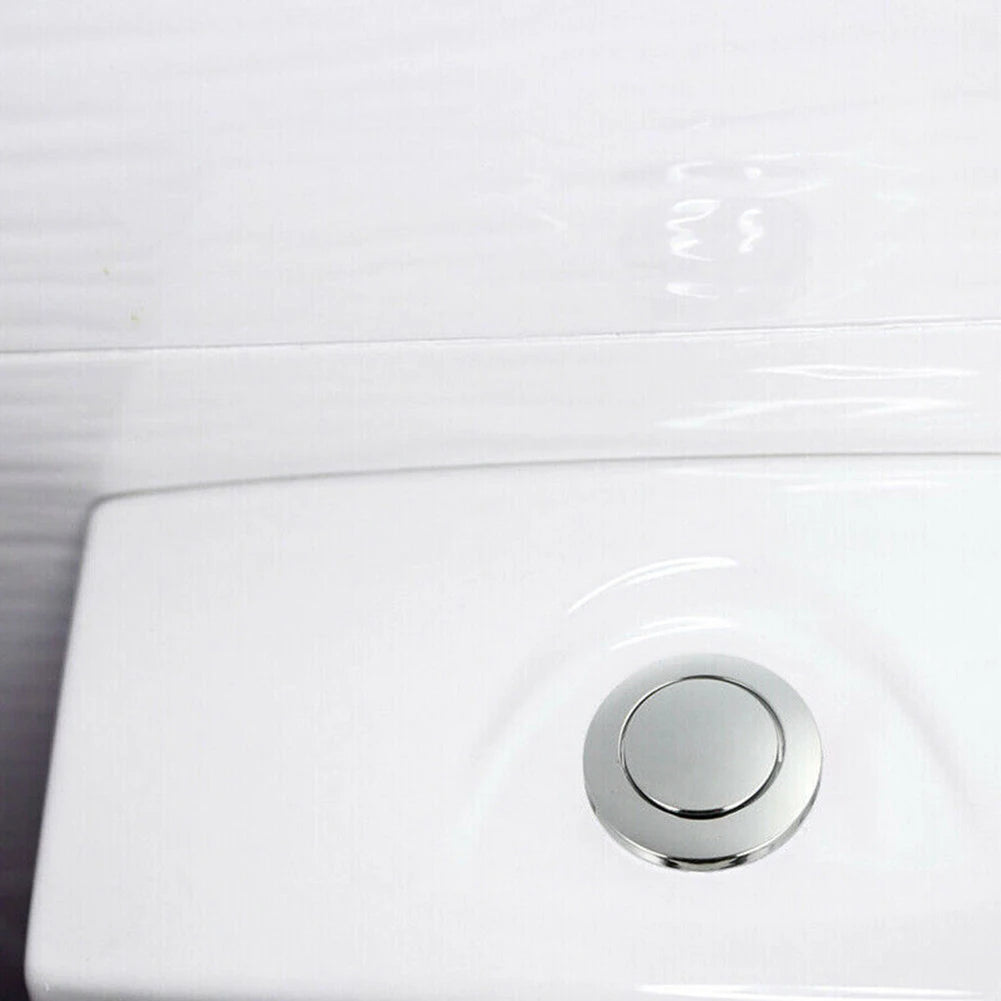 Botão de pressão universal de 38 mm para autoclismo, descarga simples, para sanitas em casas, casas de banho e hotéis