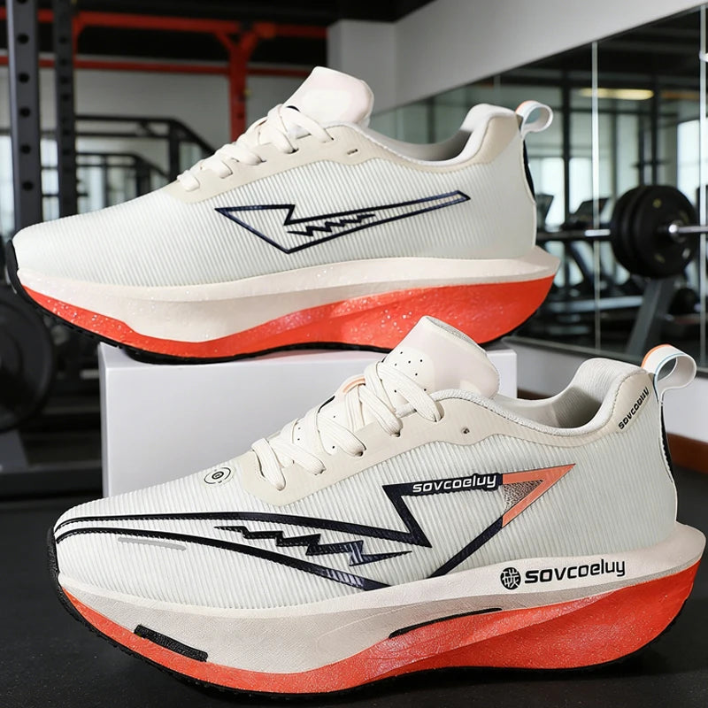 Running Shoes Carbon Board Sports Marathon Men Breathable Lightweight Women's Comfy Athletic Antiskid Sneakers Casual 2026 New
