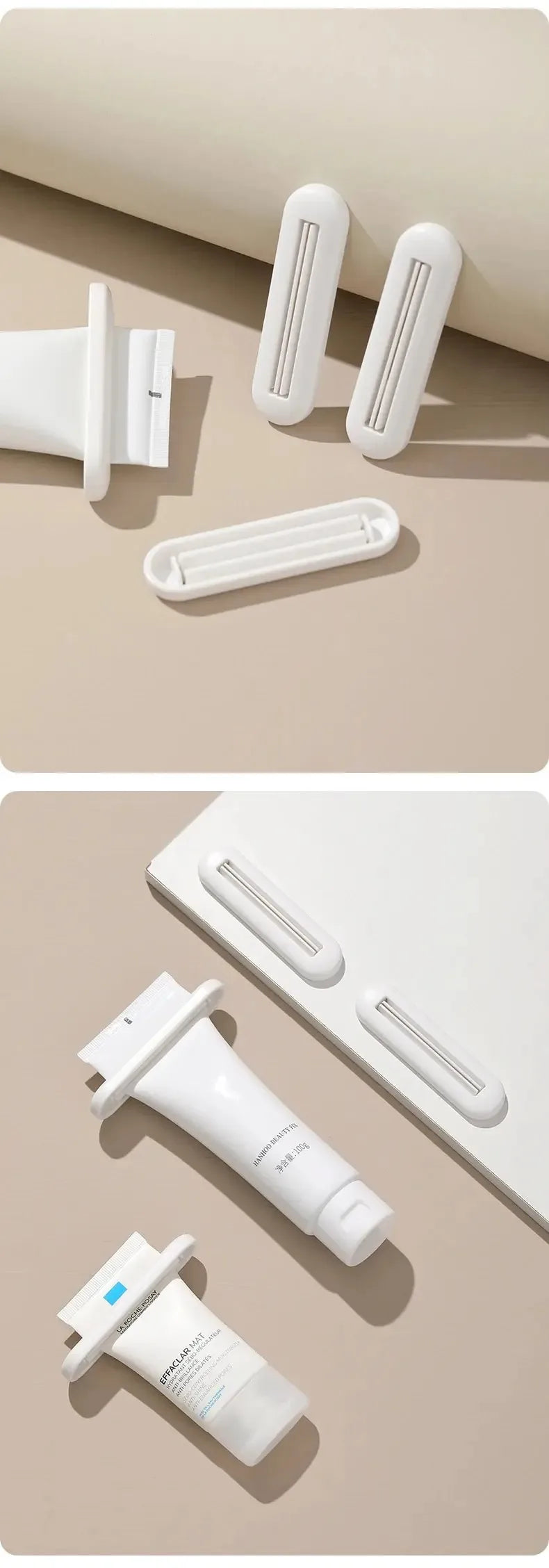 Toothpaste Squeezer, Toothpaste Clip, Facial Cleanser Hand Cream Squeezer, Household Manual Rolling Squeezer