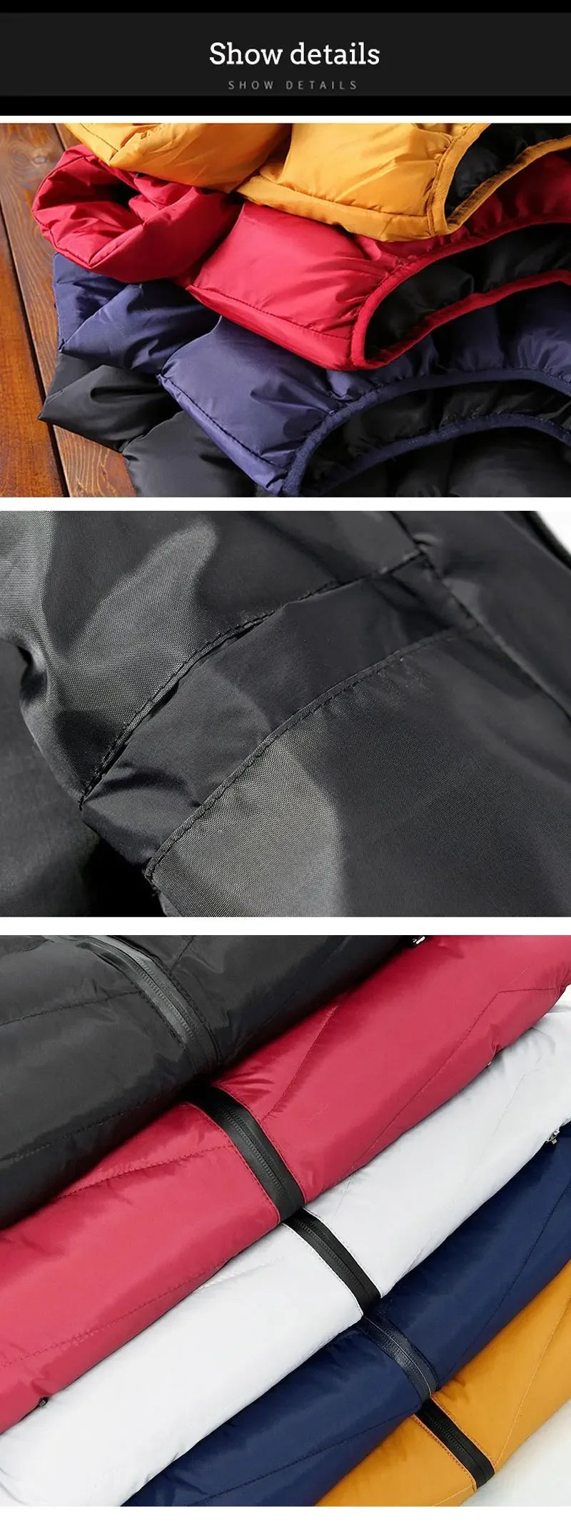 Winter Warm Men's Jacket Sleeveless Zipper Vest Solid Casual Vests Male Cotton-Padded Thickened Stand Collar Wear Outside