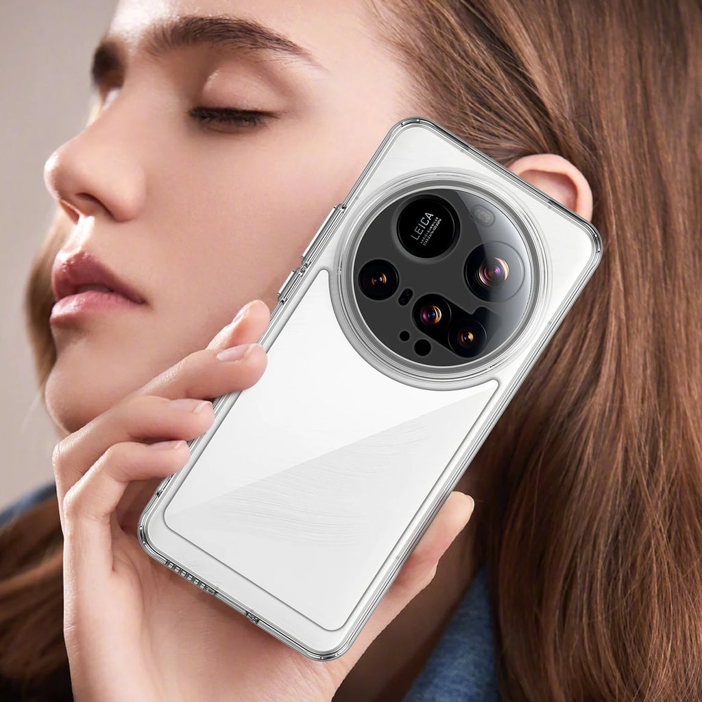 Transparent anti drop fall Cases For Xiaomi 15 Mi15 Ultra 15Ultra case Silicone Acrylic soft shell covers woman Phone Capa чехол