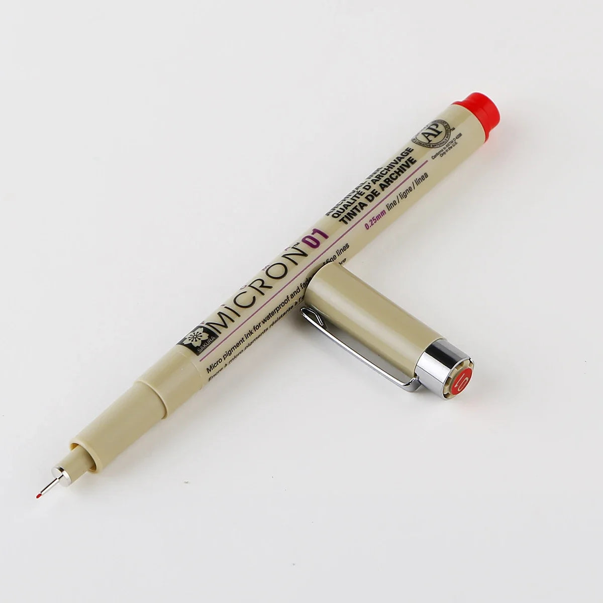 1pcs SAKURA Micron Pen 0.25mm 0.45mm Liner Marker Pen Watercolor Markers for Professional Drawing Sketch Manga Art Supplies
