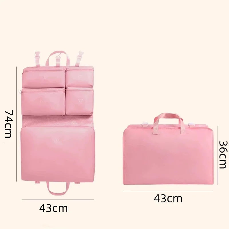 7-In-1 Travel Organizer Bag Set Foldable For Easy Packing And Storage Luggage Accessories Home Hanging Clothing Storage Bags
