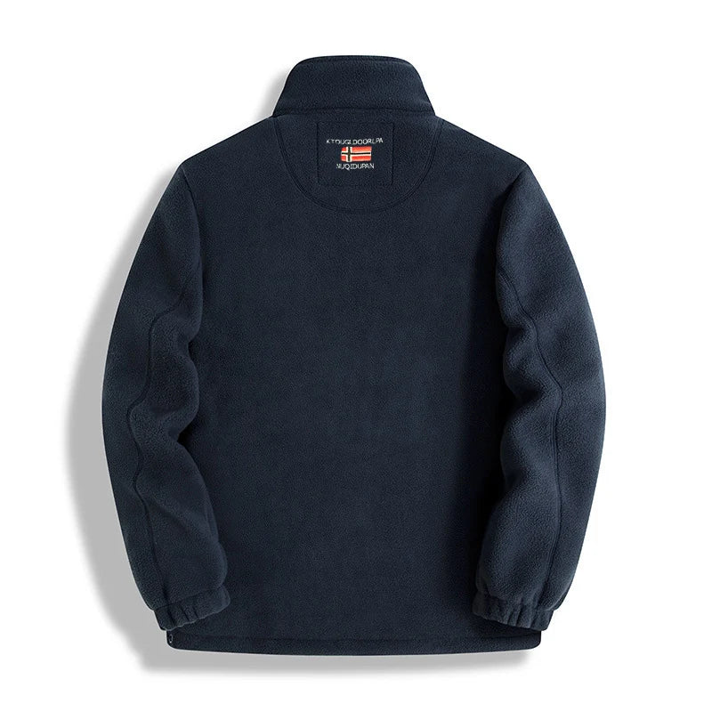 Casaco de Inverno Novo para Homem, Polar Grosso, Design de Qualidade para Exterior, Quente, Moda Masculina, Vestuário de Outono