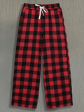 Men's Classic Plaid Drawstring Wide Leg Pants Spring Fall Retro Loose Casual Drape Trousers