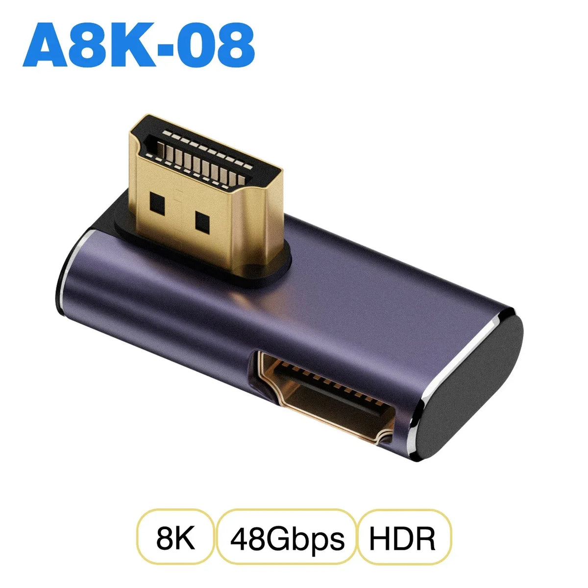 mini micro hdmi to HDMI 2.1 Converter 48Gpbs 8K60HZ 4K120HZ for HDTV Projector PS4 PS5 Laptop PC