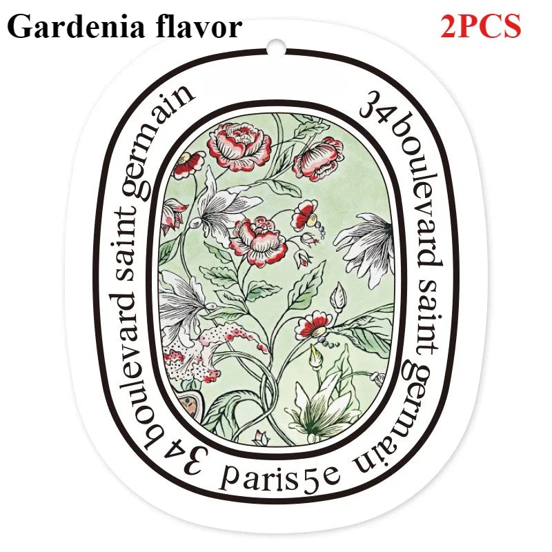 Car Fragrance Tablet Car Air Purifying Perfume Fragrance Hanging Decoration Deodorizing Fragrance Card Car Accessories Interior