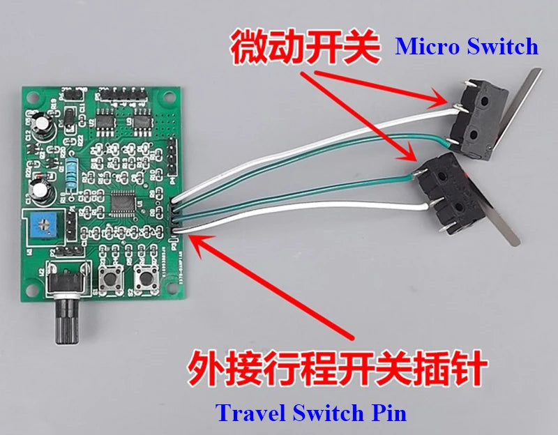 Adjust Speed Controller Module Micro Step Stepper Motor Drive Board Switch 2-phase 4-wire 4-phase 5-wire Stepping Motor 5V-12V