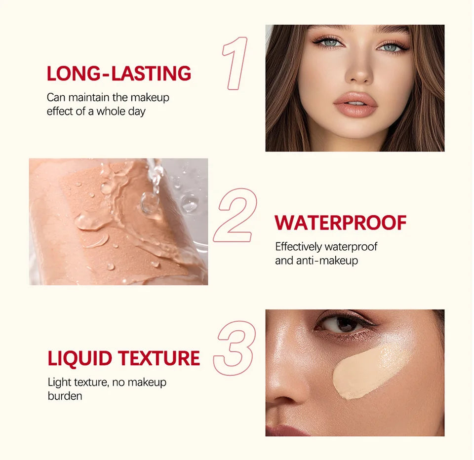 TURN UP THE BASE BLURRING FOUNDATION Face Long Lasting control oil Foundation OS Makeup Cosmetics Skin Matte