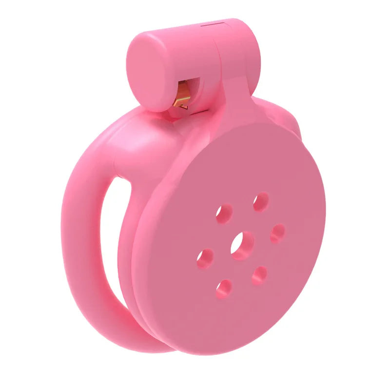 New Male Pink Flat Cage 3D Printed Abstinence Anti-Escape Chastity Device Arc/Flat Two Styles Sissy Hidden Underbelly Cock Sexy