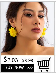 IngeSight.Z 1PC Imitation Pearl Sequins Long Tassel Earrings Kpop Arc Ear Hanging Fake Cartilage Clip Earrings Jewelry Accessory