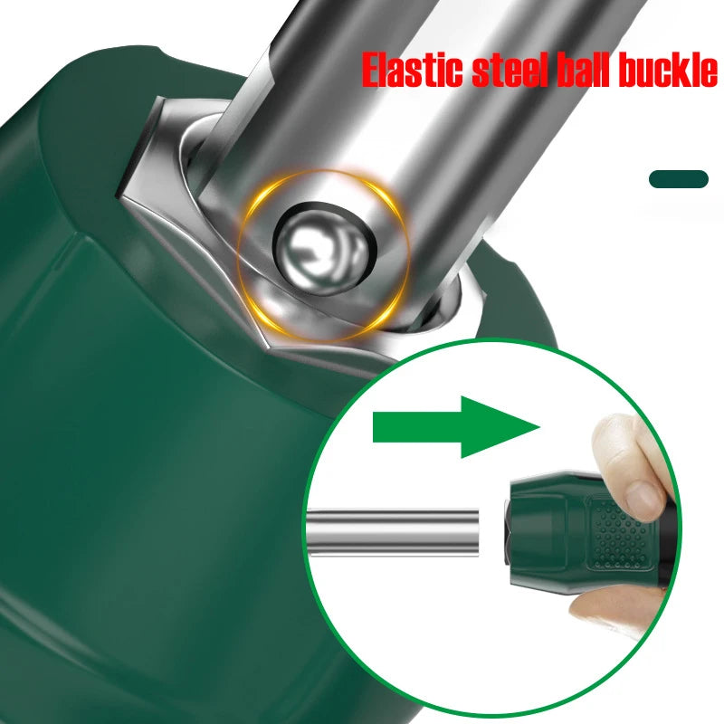 6-in-1 Outer Hexagon Socket Screwdriver Double Head Slotted Cross Nut Key Phillips Flat Driver Chrome Vanadium Steel Hand Tools