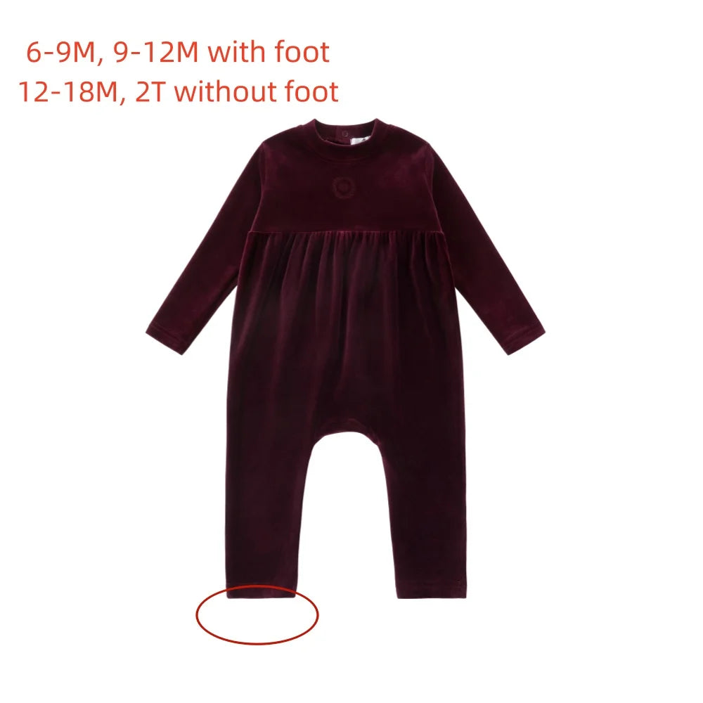 AP AW26 Friday Night Collection Boy Girl Velour With Jersey Fabric Family Matching Clothing Maxi Dress Set Clothes