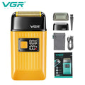 VGR Men's Razor IPX6 Body Wash Professional Intelligent Digital Display Multi-Functional Shaving Sculpting Hair Trimmer V-357