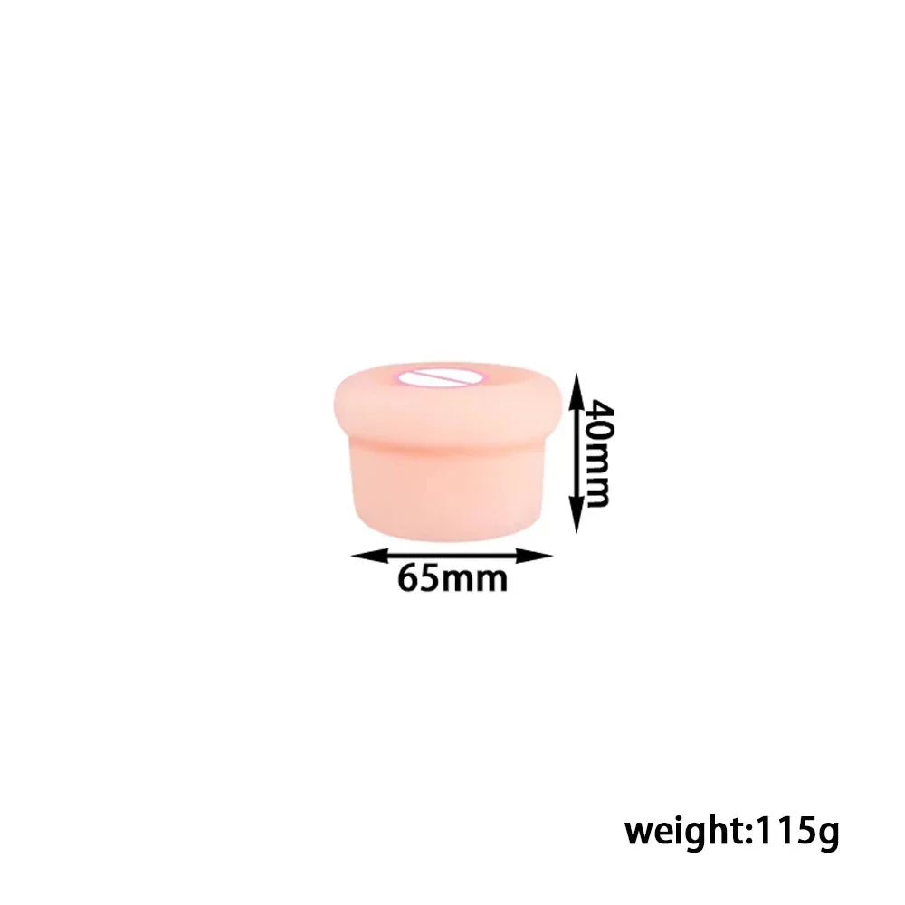 Effective Penis Pump for Men Enlargement Vacuum Dick Extender with Pressure Gauge Realistic Vaginal Sleeve 3 Silicone Inserts
