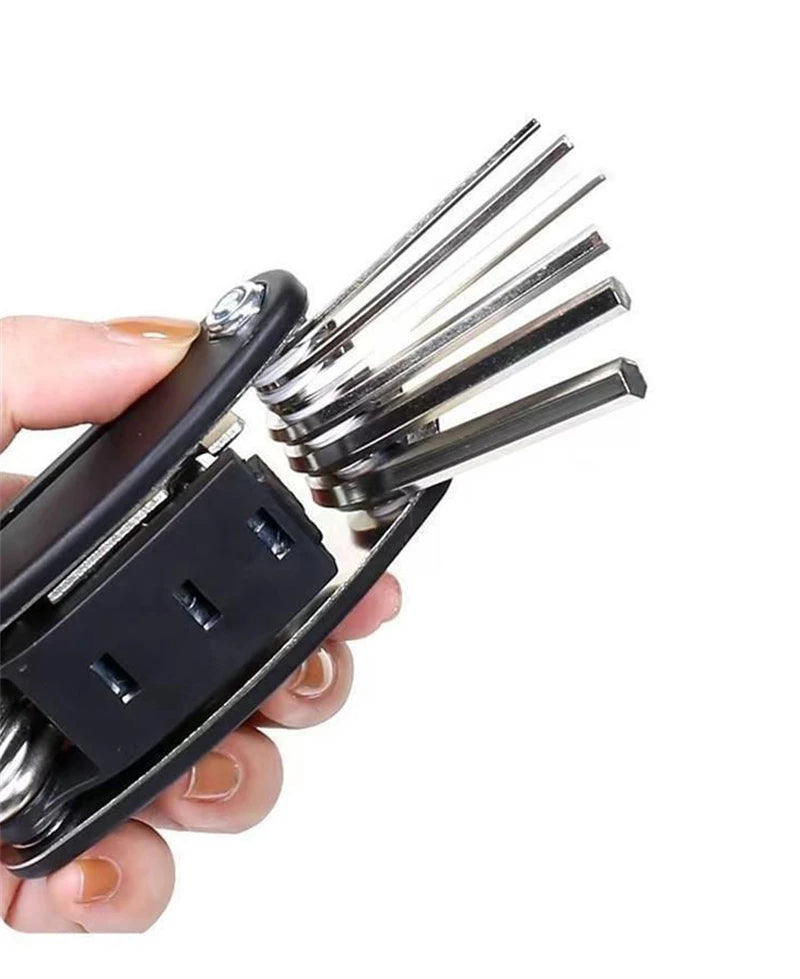 16-in-1 Socket Wrench Set, Non-Slip Rotating Head. Durable Stainless Steel for Home & Car Repairs. Easy & Universal Tool.