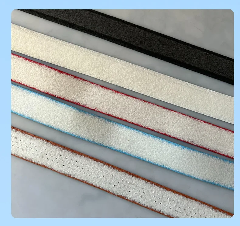 ZARSIA Perforated PU Leather Sweatband Tennis Badminton Racket Overgrip Wear-resistant Non-slip 2PCS