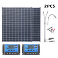 500W-1000W Polycrystalline Solar Panel Kit, 12V Portable Charger & Power Generator for Home, RV, Camping & Outdoor Travel