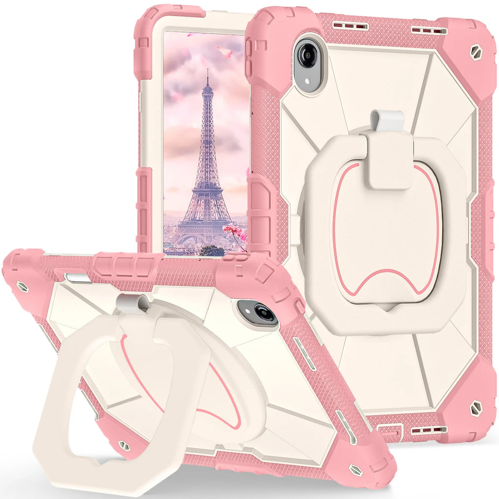 For Lenovo Idea Tab Pro Gen 2 TB390 Xiaoxin Pro 13 GT Rotation Bracelet Stand Case Pencil Slot Heavy Duty Shockproof Cover