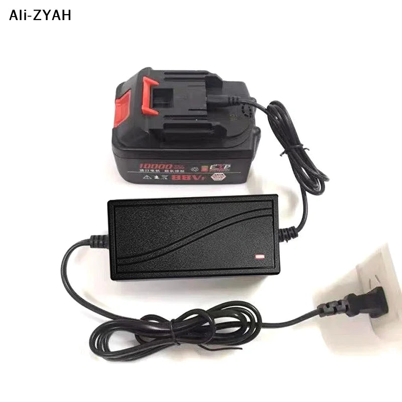 Charger For Lithium Ion 21V 2A Adapter Round Hole Universal Electric Wrench Angle Grinder Electric Saw Lithium Battery Charger
