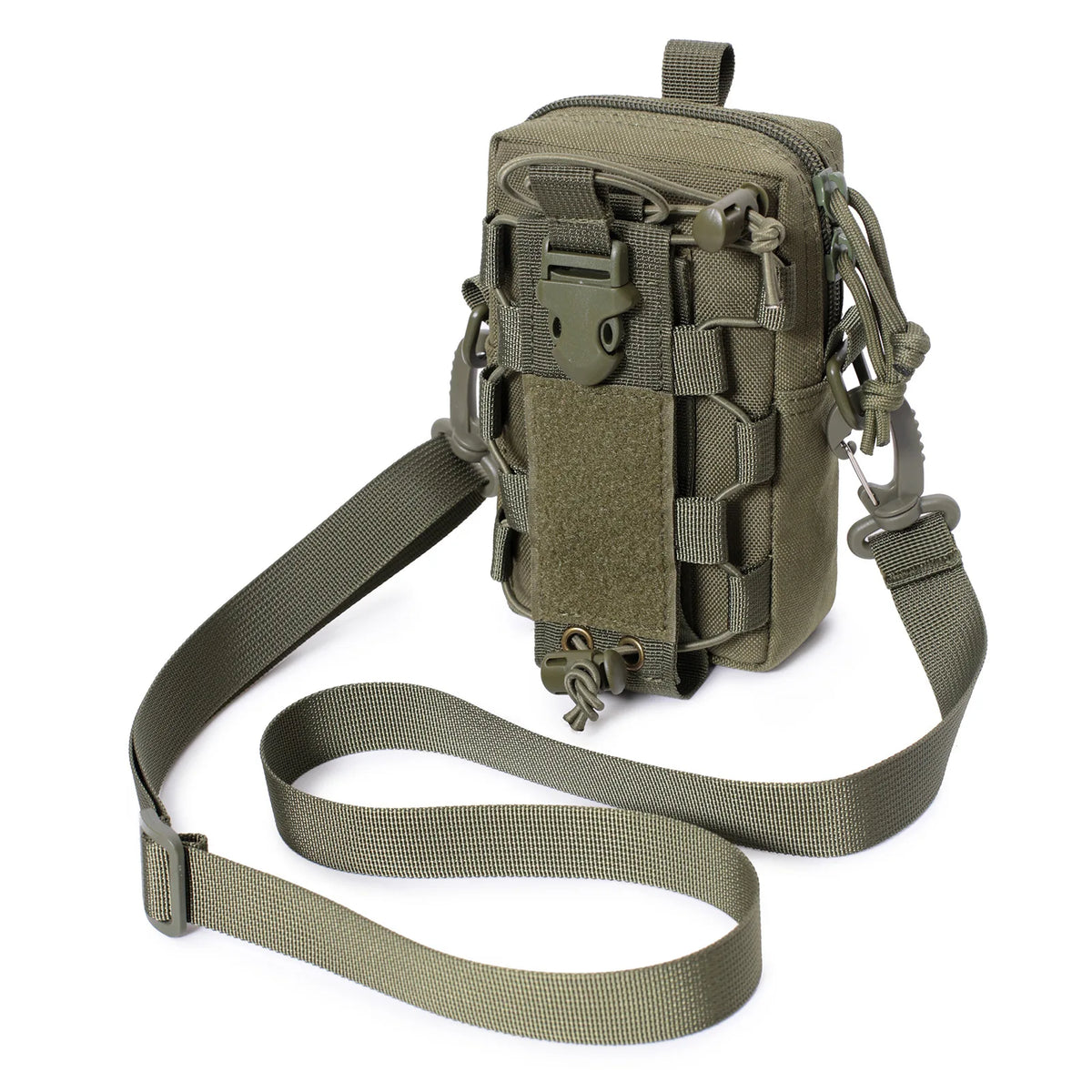 Organizer Waist Pack Bag military Molle EDC Pouch Water Bottle Canteen Kettle Carrier Outdoor Sports Phone Holder Camping Hiking