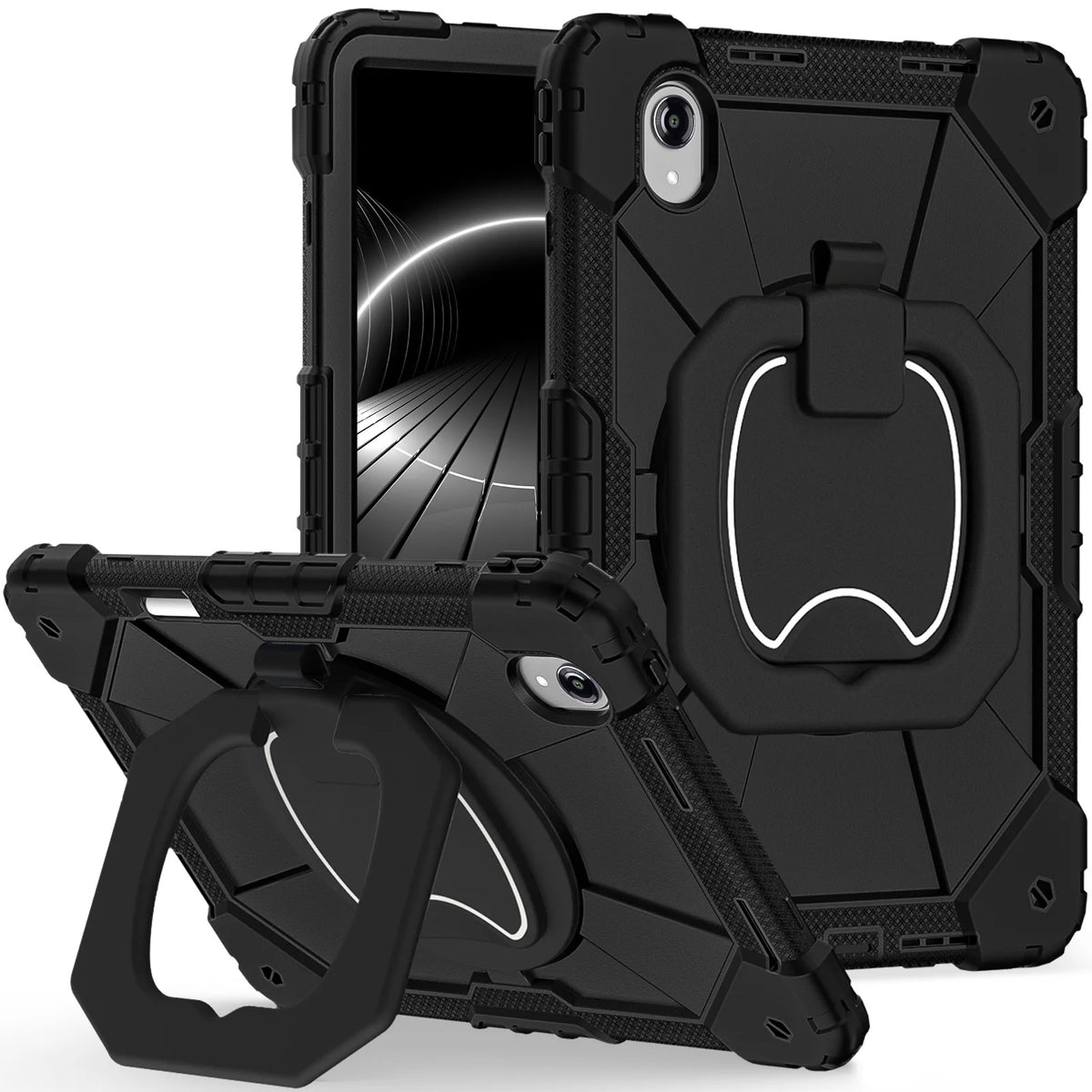 For Lenovo Idea Tab Pro Gen 2 TB390 Xiaoxin Pro 13 GT Rotation Bracelet Stand Case Pencil Slot Heavy Duty Shockproof Cover