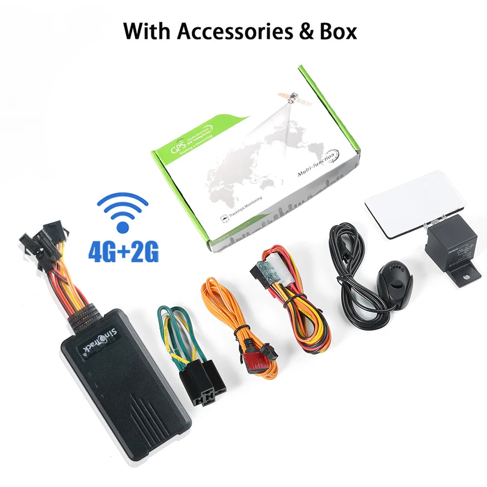 SinoTrack 4G GPS Tracker ST-906L for Car Motorcycle Vehicle Tracking Device with Cut Off Oil Power Free APP